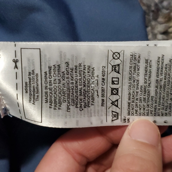 Adidas small blue leggings - Picture 10 of 10